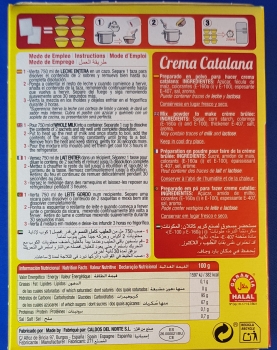 Carlnot Crema Catalana 2 Beutel a 60gr .